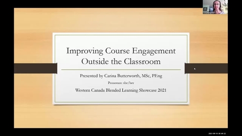 Thumbnail for Blended Learning Showcase 2021: 02 Course Engagement