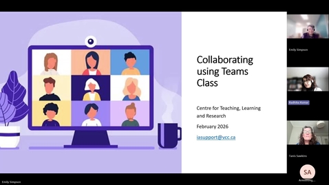 Thumbnail for Using Teams Class for Collaboration