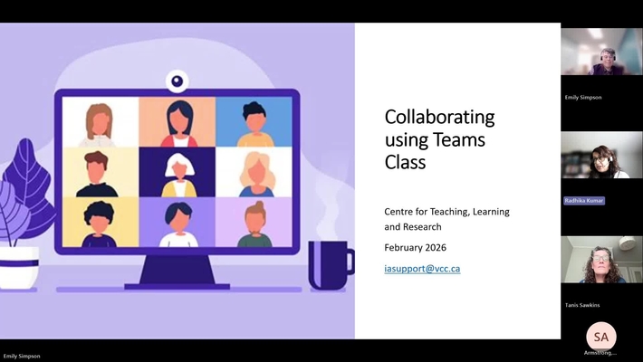 Using Teams Class for Collaboration