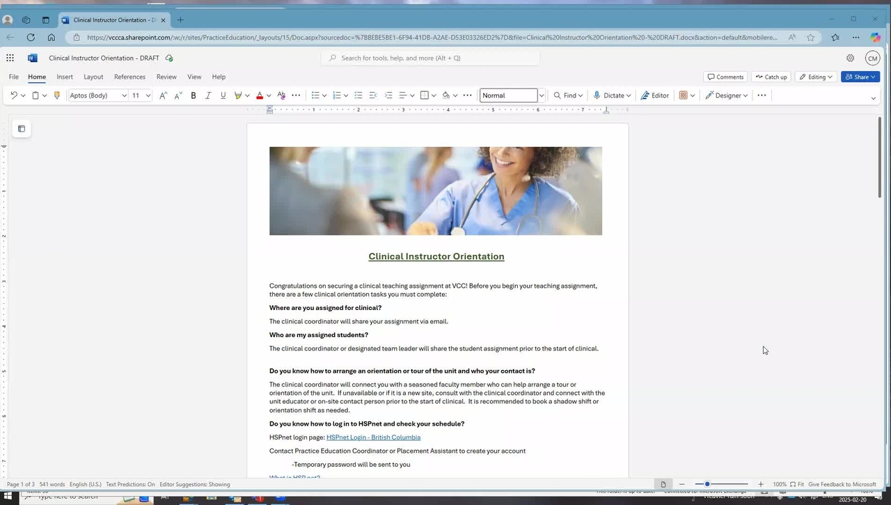 Clinical Instructor Orientation