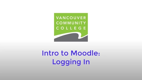 Thumbnail for Intro to Moodle: Logging In