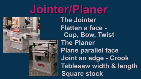 Thumbnail for Jointer/Planer