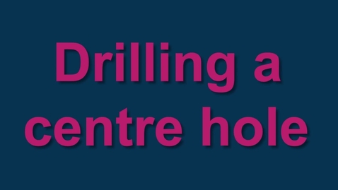 Thumbnail for Copy lathe Drilling a hole