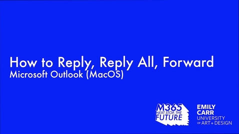 Thumbnail for Email: How to Reply, Reply All, Forward