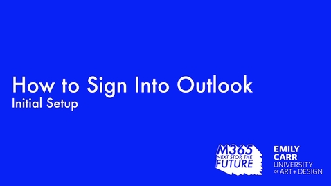 Thumbnail for Email: How to Sign into Outlook