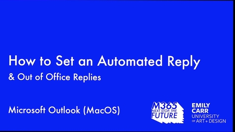 Thumbnail for Email: Out of Office Messages