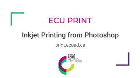 Thumbnail for Inkjet Printing from Photoshop