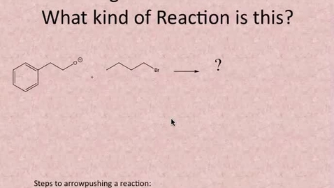 Thumbnail for I - Lesson #3: Organic Reaction - What kind of reaction is this?