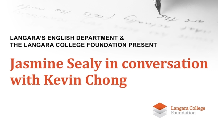 Writers in Residence 2025 - Jasmine Sealy in conversation with Kevin Chong