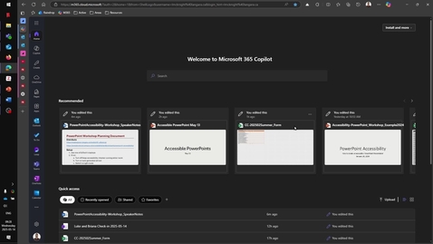 Thumbnail for How to create an accessible PowerPoint