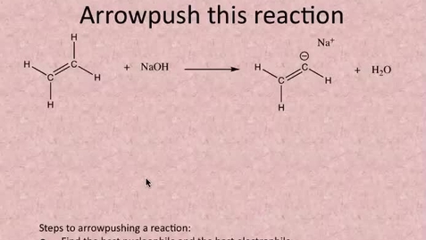 Thumbnail for E - Exercise 3: Arrowpush the Reaction of Ethylene and NaOH
