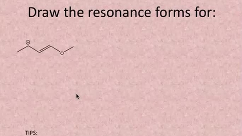 Thumbnail for B - Exercise 1: Resonance of a Cation