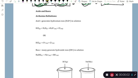 Thumbnail for CHEM 1114: 4 - Introduction to Acid-Base Chemistry part 1 - Acids and Bases