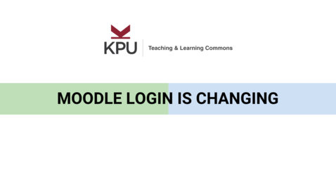 Thumbnail for Moodle Login Changes