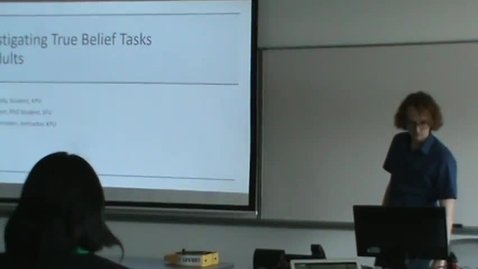 Thumbnail for Investigating True Belief Tasks in Adults by Nathan Cassidy - Honours Thesis Defense 2022