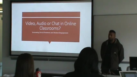 Thumbnail for Video, Audio and Chat: Impact of Presence and Student Engagement by Omar Jessa - Honours Thesis Defense 2022