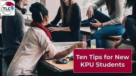 Thumbnail for 10 Tips for New KPU Students