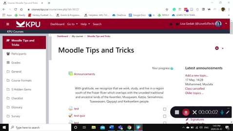 Thumbnail for The Student Technology Survey in Moodle