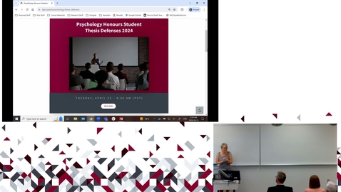 Thumbnail for Melissa Campion Honours Thesis Defenses  2024