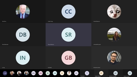 Thumbnail for Amanda Dumoulin Q&amp;A Evaluating the effectiveness of the online tecahing of intro psych at kpu Psychology Honours Student Thesis Defenses 2021.mp4
