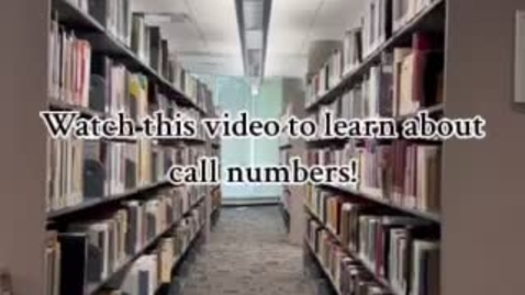 Thumbnail for Call Number Video