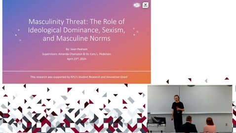 Thumbnail for Sean Pearson 2024 Honours Thesis Defenses