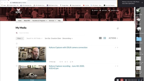 Thumbnail for Downloading Kaltura Videos to Your Desktop