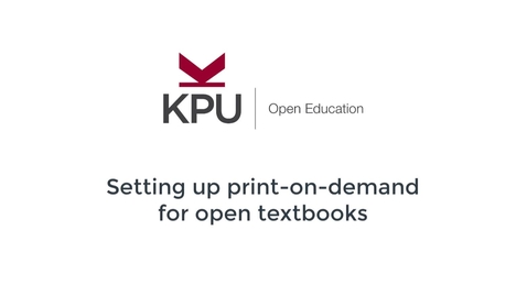 Thumbnail for Print on demand setup tutorial