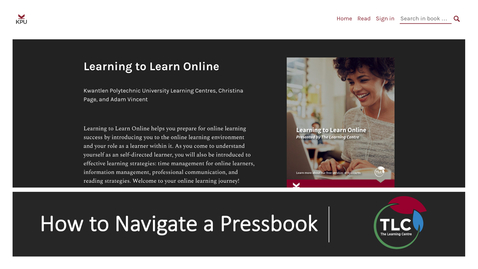 Thumbnail for How to Navigate a Pressbook