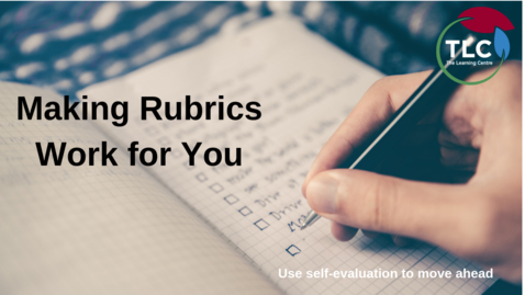 Thumbnail for Making Rubrics Work for You