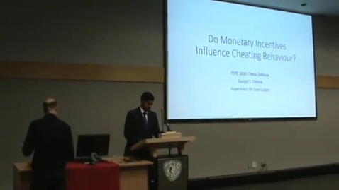 Thumbnail for Do Monetary Incentive and Depressive/Anxious Traits Influence Cheating Behaviour? by Gurjot (Joey) Chhina  