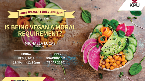 Thumbnail for Michaela Lucas - Is Being Vegan a Moral Requirement 001