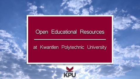 Thumbnail for KPU faculty describe their experiences with using open textbooks