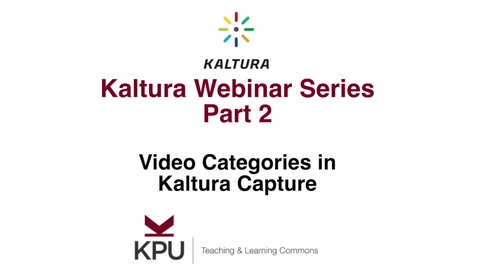Thumbnail for Kaltura Webinar 2.2