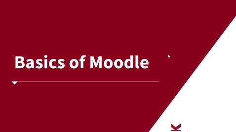 Thumbnail for Moodle Basics Video for FTE LearnTech Domain Quiz