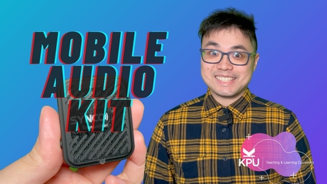 Thumbnail for Teaching &amp; Learning Commons Mobile Audio Kit