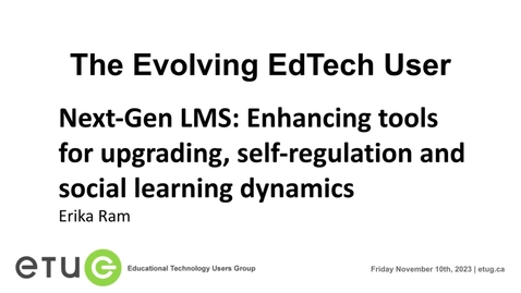 Thumbnail for Next-Gen LMS: Enhancing tools for ungrading, self-regulation and social learning dynamics