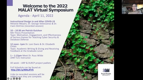 Thumbnail for P Guichon Thesis Presentation April 2022