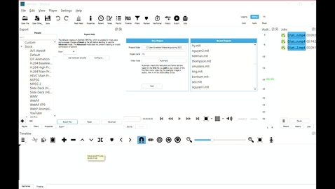 Thumbnail for Kaltura Capture recording - etug-post-production