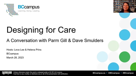 Thumbnail for BCcampus Online Book Club: A Conversation with Parm Gill and Dave Smulders (March 28, 2023)