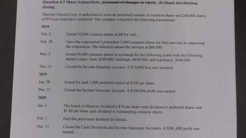 Thumbnail for ACCT2 4 - 3 Dividends and Share Transactions