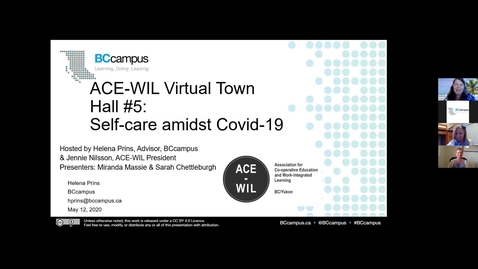 Thumbnail for ACE-WIL Town Hall #5 (June 2, 2020)