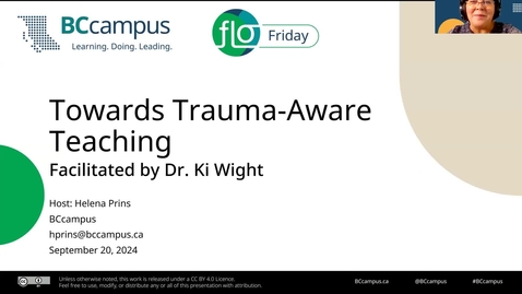 Thumbnail for FLO Friday: Towards Trauma-Aware Teaching (September 20, 2024)