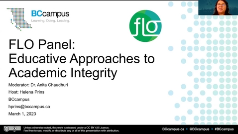 Thumbnail for FLO Panel: Educative Approaches to Academic Integrity (March 1, 2023)