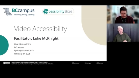 Thumbnail for Accessibility  Bites: Video Accessibility