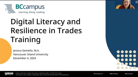 Thumbnail for Digital Literacy &amp; Resilience in Trades Training (Dec. 4, 2024)