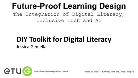 Thumbnail for 2. Jessica Gemella | DIY Toolkit for Digital Literacy
