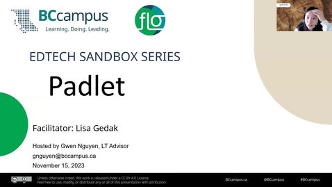 Thumbnail for FLO EdTech Sandbox Series – Padlet (Nov. 15, 2023)