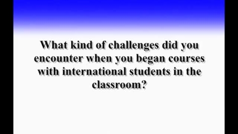 Thumbnail for Culturally Diverse Learners - Student Interviews 