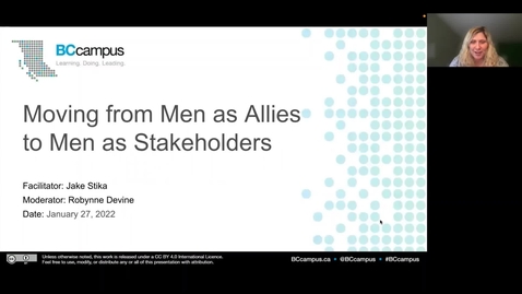 Thumbnail for Moving from Men as Allies to Men as Stakeholders (Jan 27, 2022)